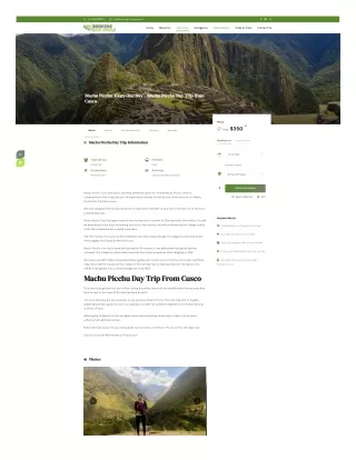 Exciting Cusco Peru Tours From Booking Inca Jungle