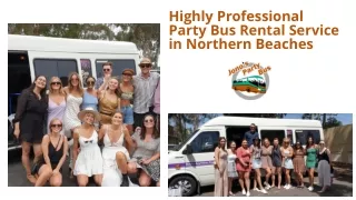 Highly Professional Party Bus Rental Service in Northern Beaches