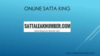 Online Satta King