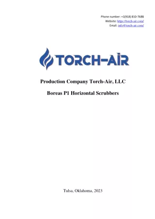 Boreas P1 Horizontal Scrubbers - torch-air.com