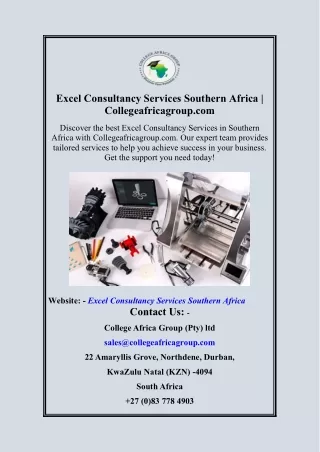 Excel Consultancy Services Southern Africa | Collegeafricagroup.com