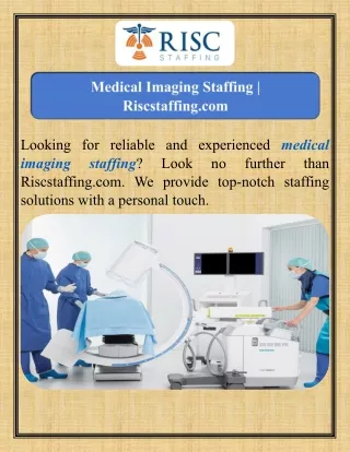 Medical Imaging Staffing   Riscstaffing.com