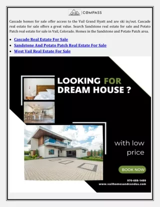 Cordillera Real Estate For Sale