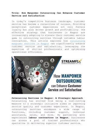 21 June - Streamfix-How Manpower Outsourcing Can Enhance Customer Service and Satisfaction 2024 (1)