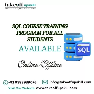 Takeoff upskill SQL Course Training Program for all Students