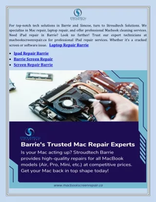 Macbook Cleaning Service