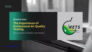 The Importance of Professional Air Quality Testing