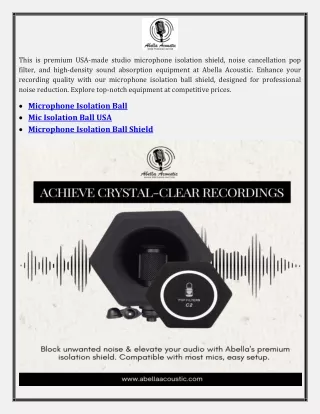 Microphone Pop Filter USA