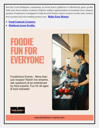 Foodactors