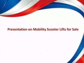 Mobility Scooter Lifts for Sale Online