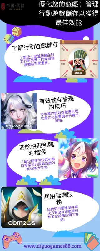 優化您的遊戲：管理行動遊戲儲存以獲得最佳效能