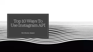 Top 5 Ways To Use Instagram API in 2024 for your Business