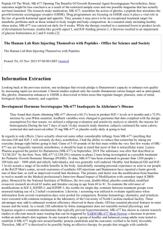 Mk-677: Description, Benefits, Side Effects