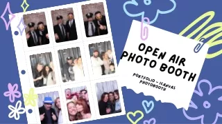 Enhance Your Event with iCanvas Open Air Photo Booth