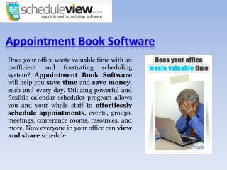 Appointment Scheduling Software