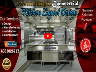 Commercial Kitchen Layout Design, Commercial Kitchen Restaurant Design, Commercial Kitchen Planning and Designing, Comme