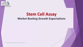 Stem Cell Assay Market