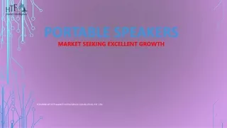 Portable Speakers market