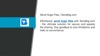 Send Huge Files   Sendbig.com