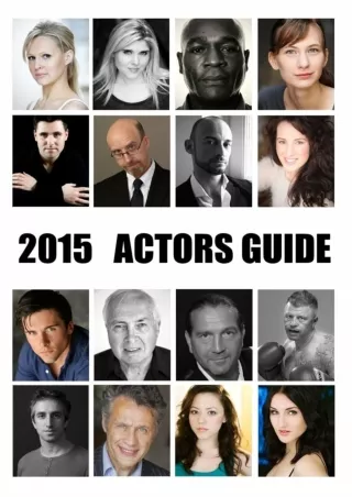 ❤read⚡ Actors Guide 2015