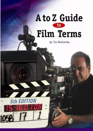 ⚡pdf✔ A to Z Guide to Film Terms