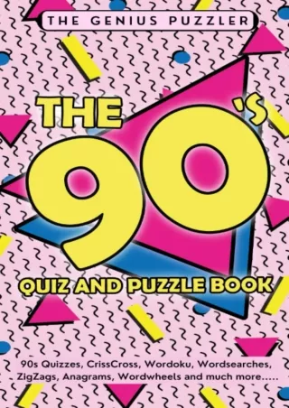 ⚡read❤ The 90s Quiz and Puzzle Book: The Ultimate Nineties Challenge. Themed Quizzes,