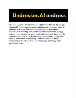 Undress AI