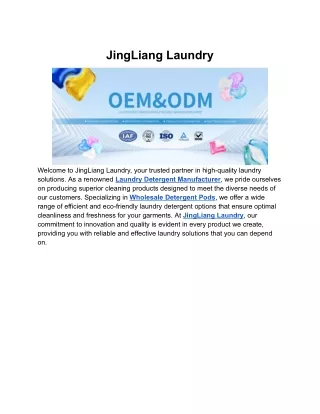 JingLiang Laundry