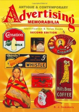 ⚡read❤ Antique & Contemporary Advertising Memorabilia, Identification & Value Guide,