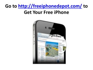 get a free iphone