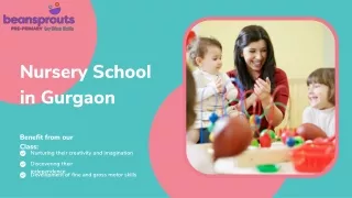 Nursery School in Gurgaon | Beansprouts Pre School