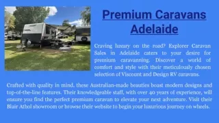 Premium Caravans Adelaide