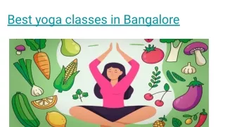 Best yoga classes in Bangalore
