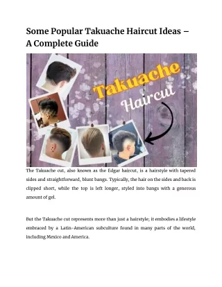 Some Popular Takuache Haircut Ideas – A Complete Guide - Google Docs