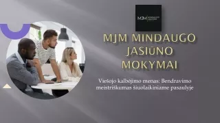 VieSojo kalbėjimo menas Bendravimo meistriskumas siuolaikiniame pasaulyje