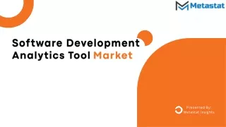 Software Development Analytics Tool Market Analysis, Size, Share, Growth, Trends