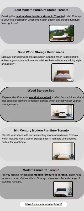 Best Modern Furniture Stores Toronto