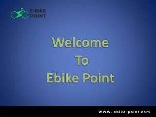 Electric Bike Adventures - Ebike Point