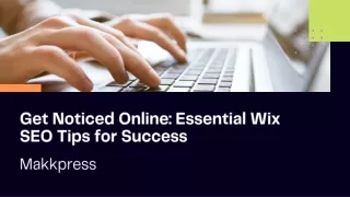 Get Noticed Online Essential Wix SEO Tips for Success