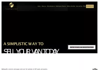 Sell my van online today