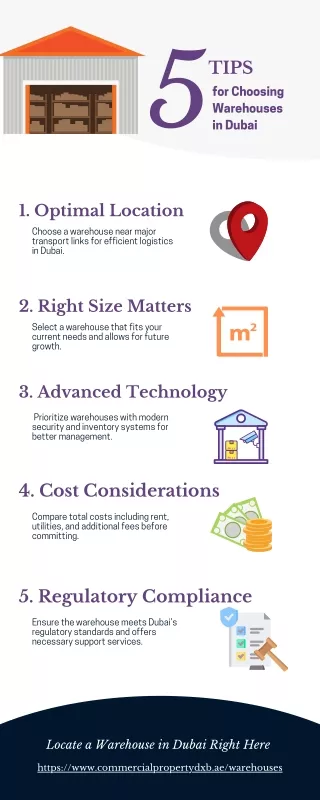 5 Tips for Choosing Warehouses in Dubai