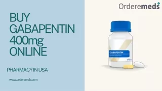 BUY GABAPENTIN  400mg ONLINE in USA