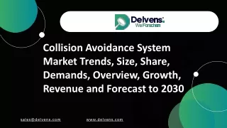 Collision Avoidance System Market