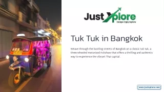 Tuk Tuk in Bangkok