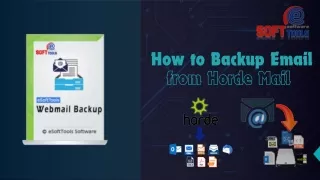 How to Backup Email from HordeMail