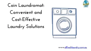 Coin Laundromat Convenient and Cost-Effective Laundry Solutions