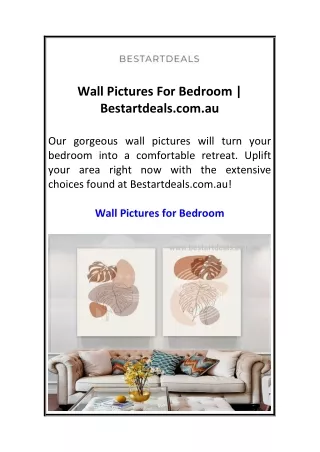 Wall Pictures For Bedroom  Bestartdeals.com.au