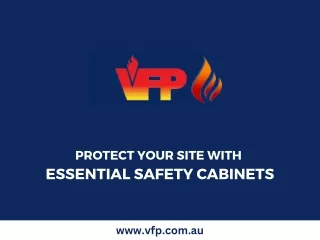 Protect Your Site with Essential Safety Cabinets