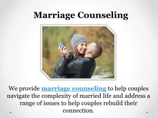 Marriage Counseling