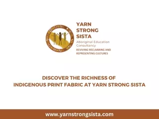 Discover the Richness of Indigenous Print Fabric at Yarn Strong Sista